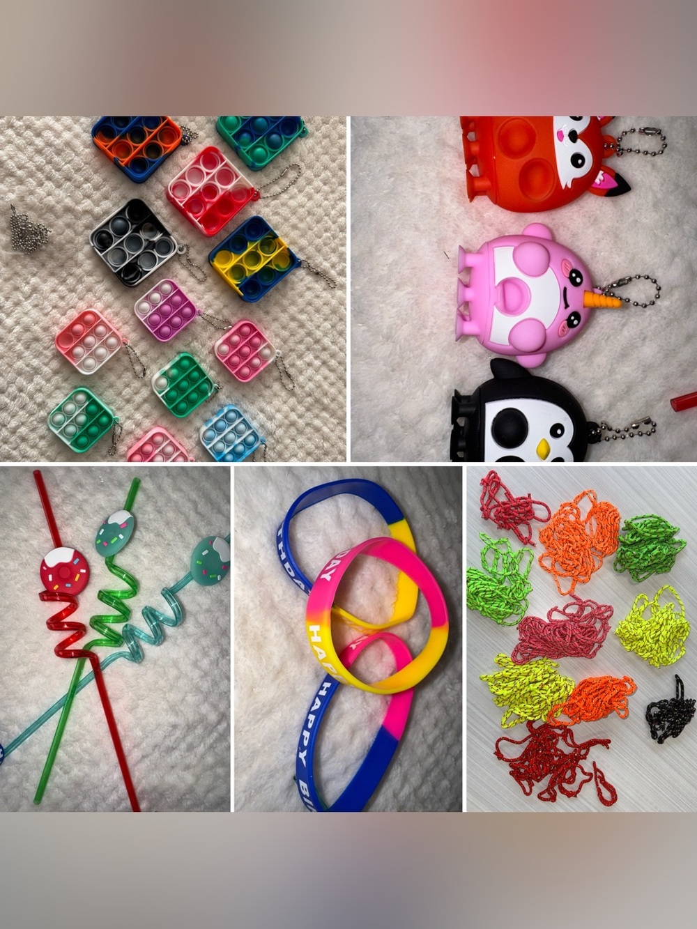 🎉 🆕Classroom & Party Favor Bundle | Fidget Toys, Pop-It Keychains & More